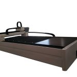 ప్లేట్ / ట్యూబ్ మెటల్ ఫైబర్ లేజర్ కట్టింగ్ మెషిన్ సింగిల్ వర్కింగ్ టేబుల్