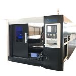 3000w ఫైబర్ సిఎన్‌సి లేజర్ మెటల్ కట్టింగ్ మెషిన్ క్రేన్ డబుల్ డ్రైవింగ్ స్ట్రక్చర్