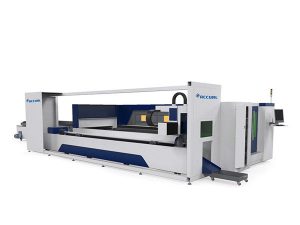 పారిశ్రామిక మెటల్ పైపు లేజర్ కట్టింగ్ మెషిన్ ఎలక్ట్రిక్ నడిచే డ్రాయర్ స్టైల్ ట్రే